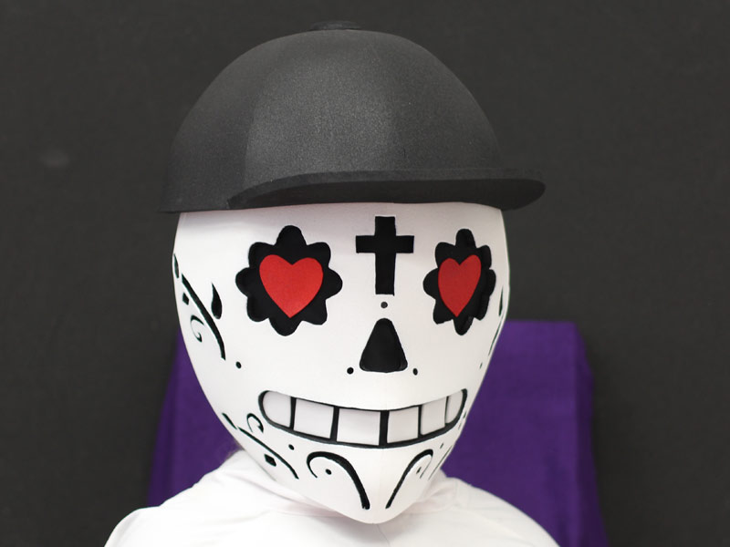 skull dj helmet mask maker Tentacle studio 