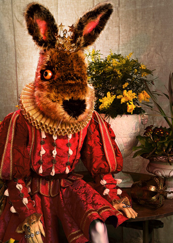 Easter bunny rabbit head mask adult buy Tentacle Studio