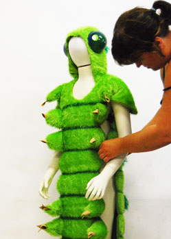 caterpillar grub insect costume bugs Tentacle Studio