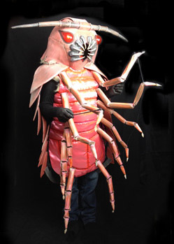  custom giant isopod insect bug handmade costume maker