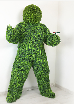 human hedge tree bush men topiary costume suit made by Tentacle Studio