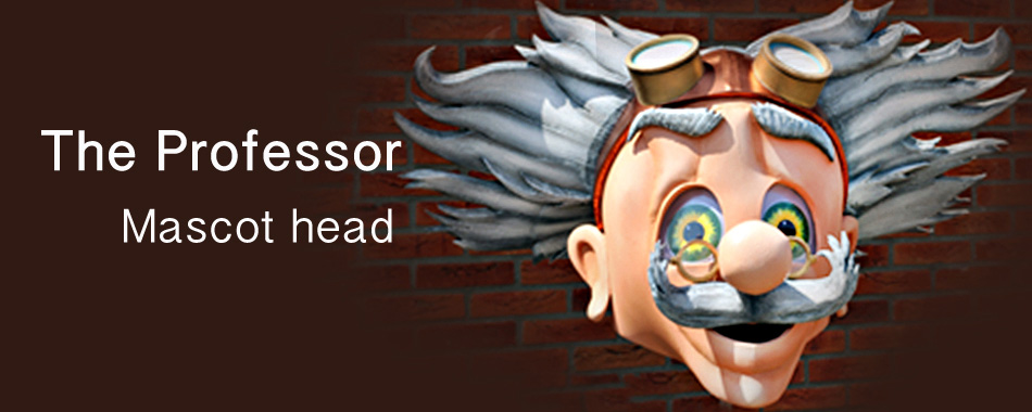 mascot head professor 